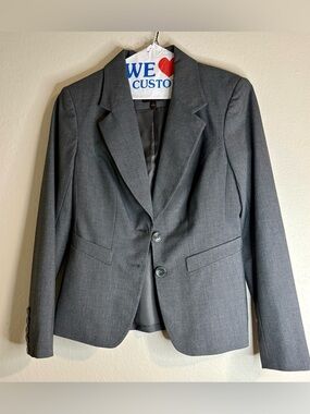 The Limited Dark Gray Women's Tailored Blazer - Single-Breasted Sport Coat